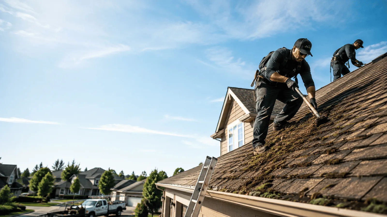 Roof Moss Removal in Rochester, TX near me